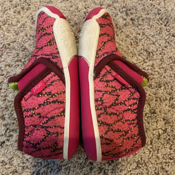 PLAE Pink and Red Kids' Slip-On Shoes - Picture 4 of 6